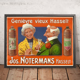 Vieux Hasselt Vintage Genever Poster, 1906