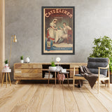 Catz Elixir Vintage Aperitif Poster by Eugène Burnand, 1896