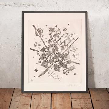A framed image of 