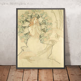 Study for Monte Carlo Travel Poster by Alphonse Mucha