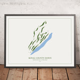 Royal County Down Golf Club: Modern Golf Course Map