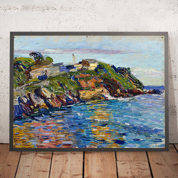 A framed image of 