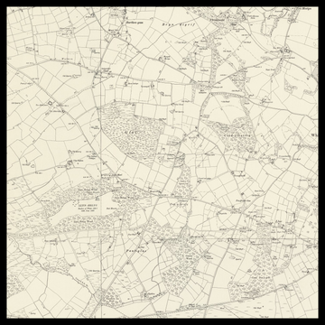 Una vecchia mappa Ordnance Survey di Prestatyn