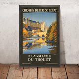 Thouet-Tal Reiseplakat: La vallée du Thouet von Constant Duval 
