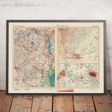 Old Map of Zambia, Malawi & Rhodesia by Naumienko, 1962: Relief tints; Zambezi & Lake Malawi; East African Rift inset