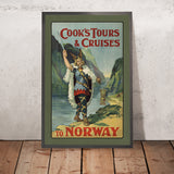 Norway Travel Poster: Cook’s Tours & Cruises by The British Colour Printing Company, 1930