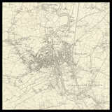 Mappa Antica Personalizzata di Bridgwater 