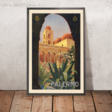 Affiche de voyage de Palerme par A. Marzi 