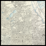 Mappa antica personalizzata di Stoke Newington 