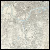 Personalised Old Map of Wandsworth