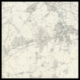 Mapa antiguo personalizado de Sutton 