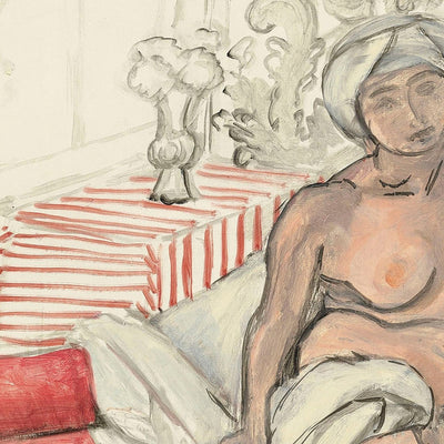 Nu sur la chaise longue (Nude on the chaise longue) by Henri Matisse, 1920