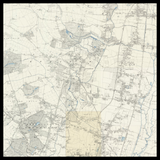 Mapa antiguo personalizado de Enfield 