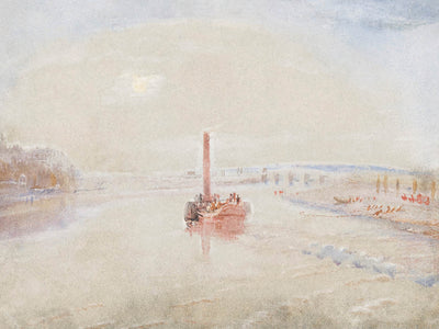 The Confluence of the Seine and the Marne at Charenton, France by Turner, 1835
