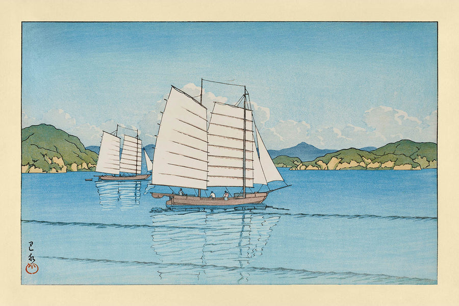 Inland Sea by Hasui Kawase, 1952