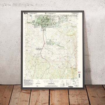 Map of Payson, Arizona by USGS, 2004 – Tonto National Forest & Mogollon Rim