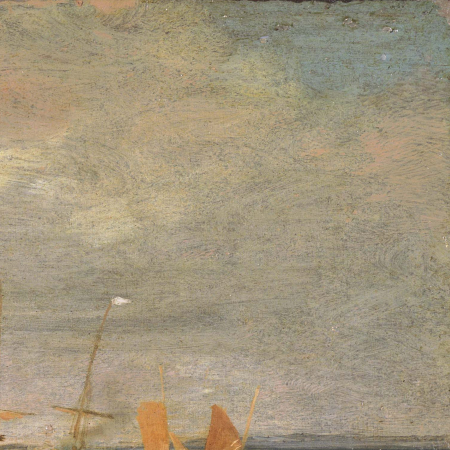 Una scena sulla costa inglese di Turner, 1798 