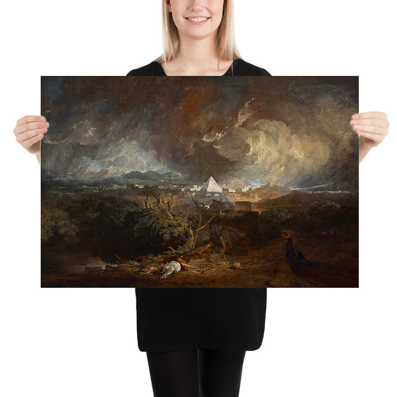 La Quinta Plaga de Egipto por Turner, 1800 