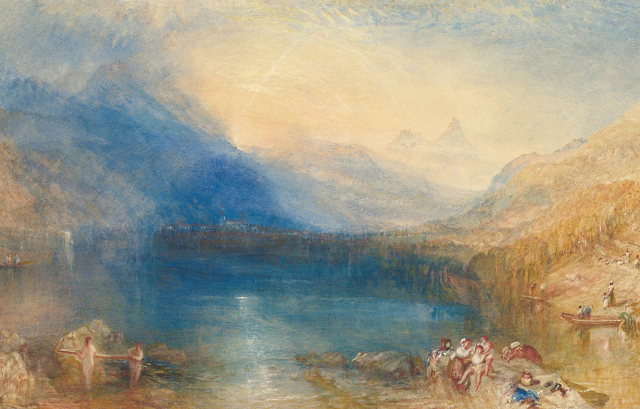 Il Lago di Zug, Svizzera di Turner, 1843 
