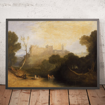 Un’immagine incorniciata di Linlithgow Palace di Turner 1806
