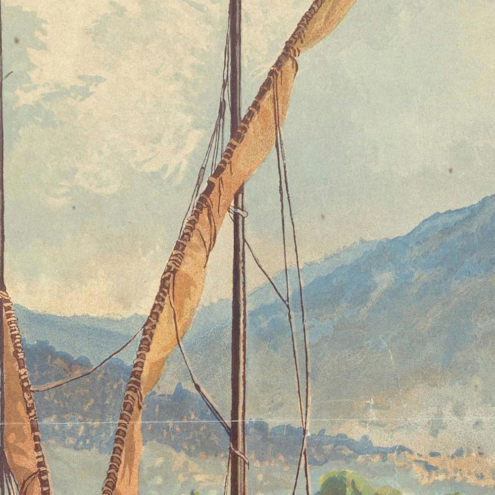 Evian-les-Bains Travel Poster by Henri Ganier, 1890