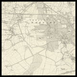 Mappa Antica Personalizzata di Leigh 