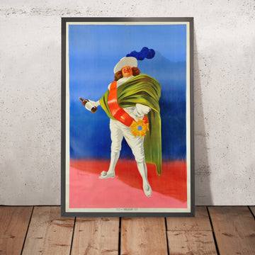 A framed image of Vergasson Vintage Liqueur Poster by Leonetto Cappiello, 1912