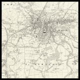 Personalised Old Map of Durham