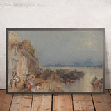 Tours : Coucher de soleil : Retour en arrière par Turner, 1826 