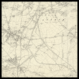 Personalised Old Map of Cannock