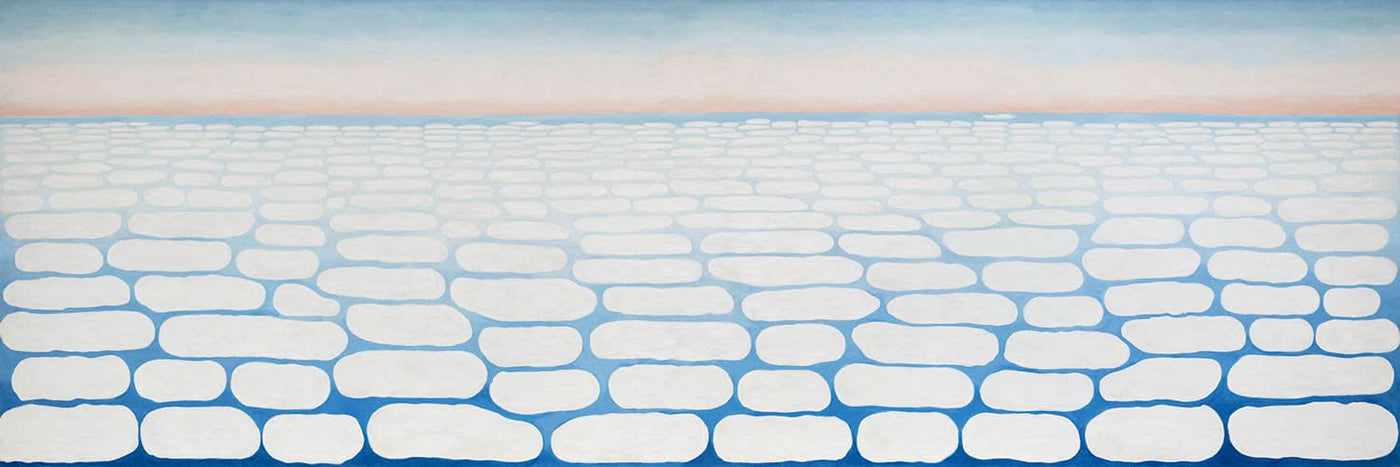 Ciel au-dessus des nuages IV de Georgia O'Keeffe, 1965