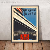 Weltreise-Poster von George Hemming, 1932 