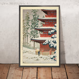 Saishoin Temple in the Snow by Hasui Kawase, 1936