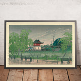 Pioggia al Lago Shinobazu di Hasui Kawase, 1935 