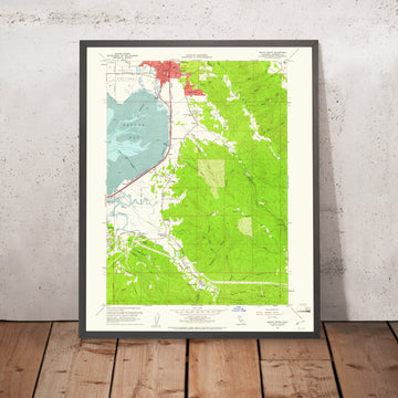 Old Map of Arcata, California by USGS, 1959 – Eureka, Humboldt Bay & Mad River
