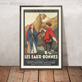 Les Eaux-Bonnes Reiseplakat: Station Thermale von Inigo Bernoville, 1920 