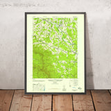 Old Map of Woodstock, New York by USGS, 1945 – Catskill State Park, Windham & Blackhead Mountain