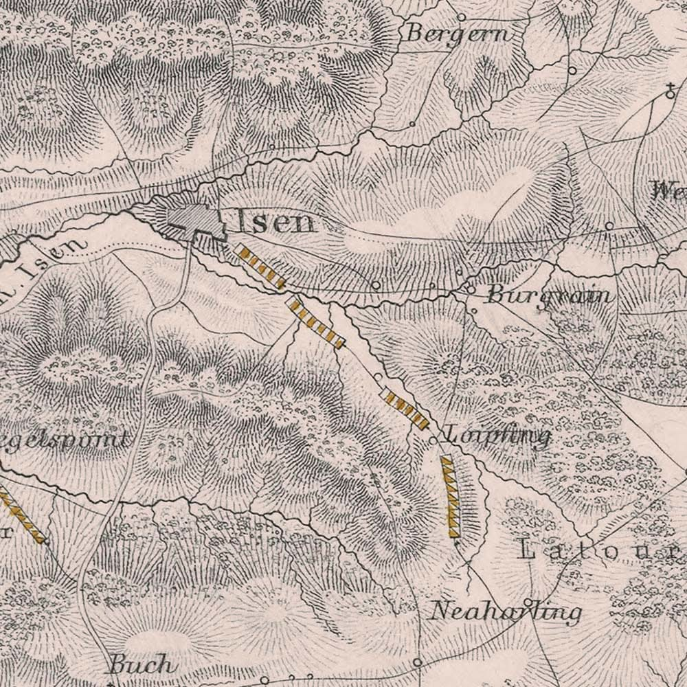 Batalla de Hohenlinden, 3 de diciembre de 1800, por AK Johnston, 1800