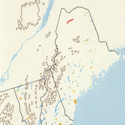 Old Map of US Tornado Activity 1930-1974 by Fujita & Pearson: Paths, Death Statistics, Tornado Alley