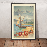 Evian-les-Bains Travel Poster by Henri Ganier, 1890