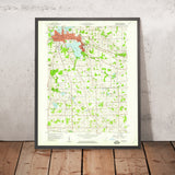 Old Map of Winona Lake, Indiana by USGS, 1957 – Warsaw & Lake Tippecanoe