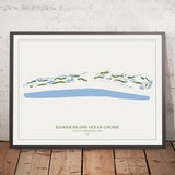 Kiawah Island Ocean Course: Modern Golf Course Map