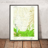 Old Map of Joseph, Oregon by USGS, 1957 – Wallowa Lake & Wallowa Mountains