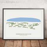 Sheringham Golf Club: Modern Golf Course Map