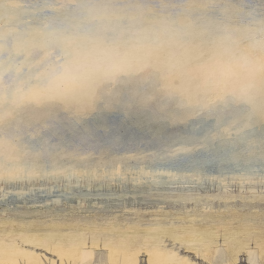 Vista di Londra da Greenwich di Turner, 1825 