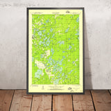 Old Map of Eagle River, Wisconsin by USGS, 1938 – Three Lakes, Otter Lake & Vilas County