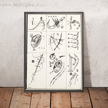 A framed image of 