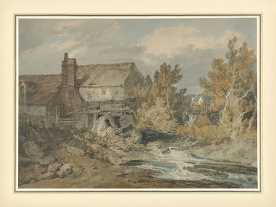 Watermill near a Flowing Brook by Turner, 1795