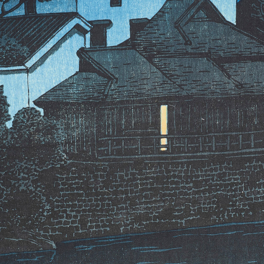 Kasuga Kumamoto por Hasui Kawase 1935 