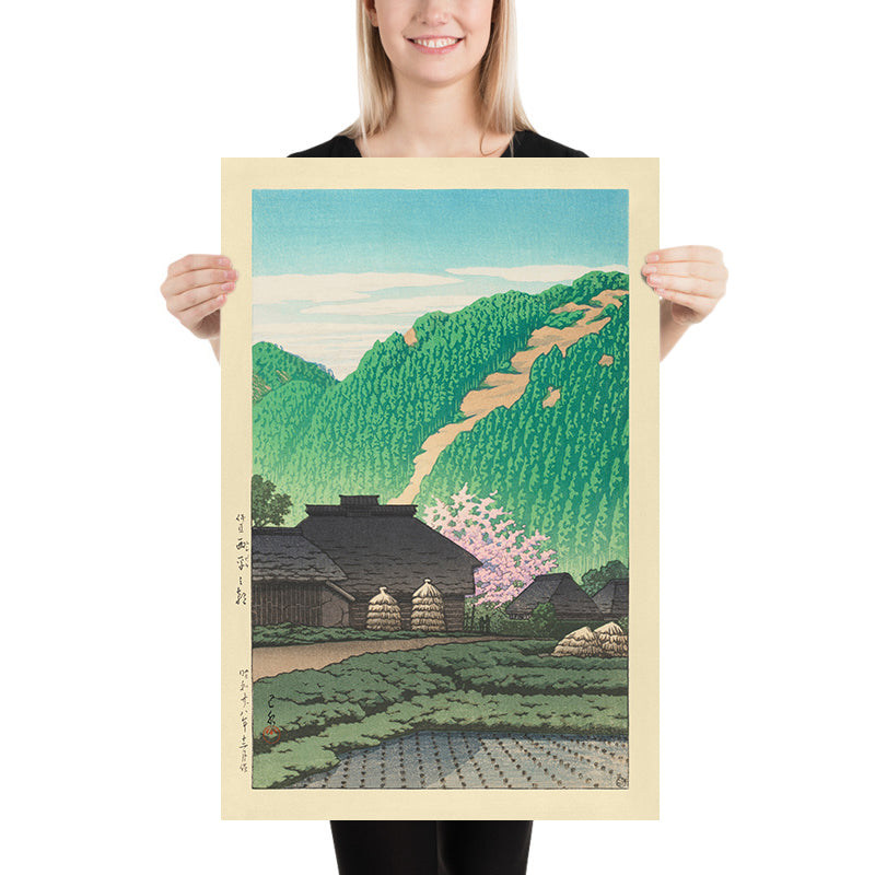 Morning in Nishibira, Izu by Hasui Kawase, 1935